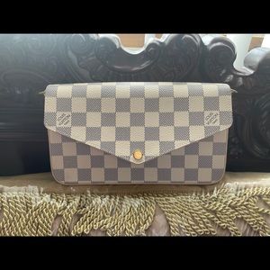 Felicie Pochette Damier Azur